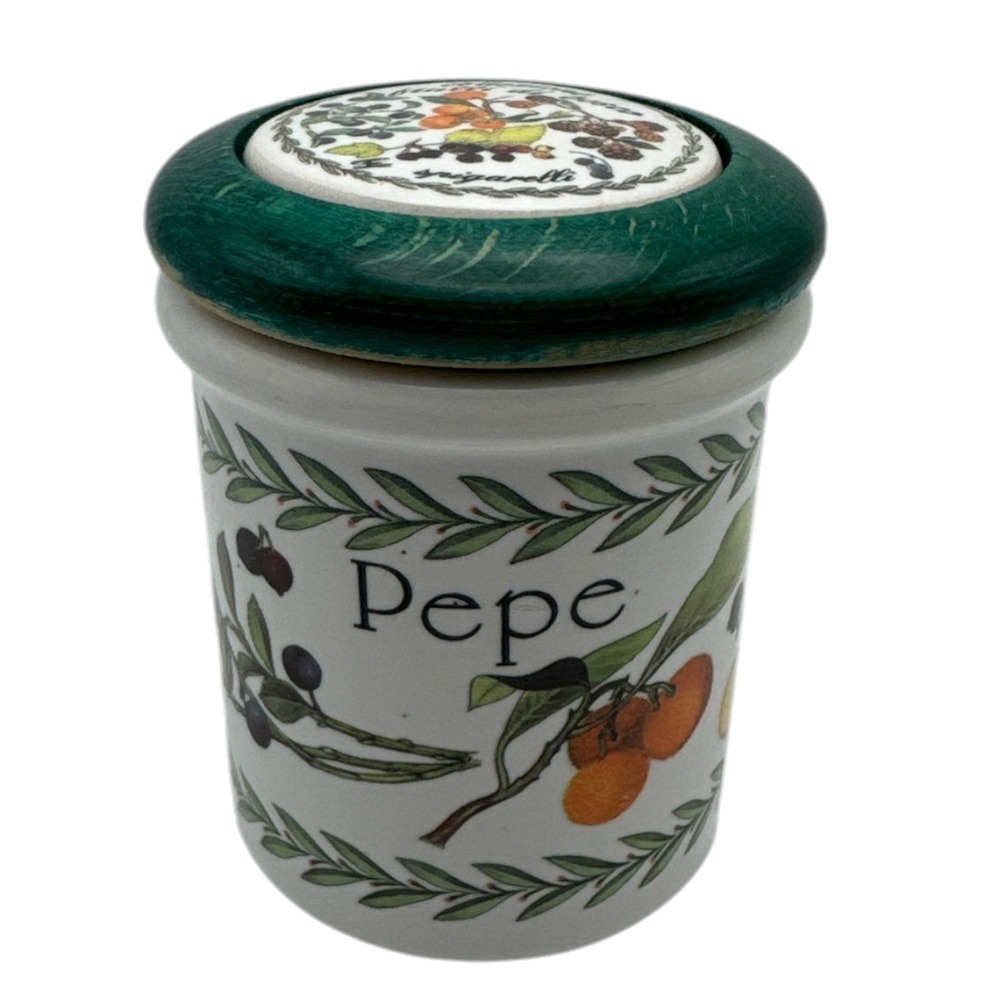 Spigarelli Collezione Frutti DI Bosco Canisters Jar w/Lid Pepe Italy Pepper
